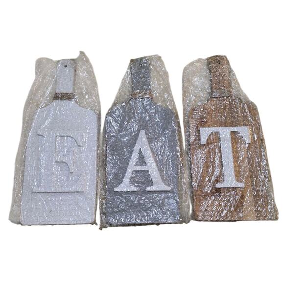 Barnyard Designs Hanging Eat Sign for Kitchen Wall Decor - Kitchen Wall Art Deco - Picture 1 of 10